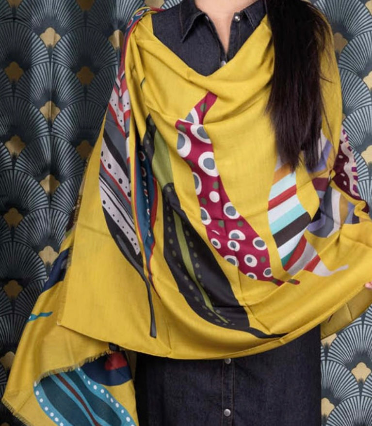 Sciarpa artigianale fantasia