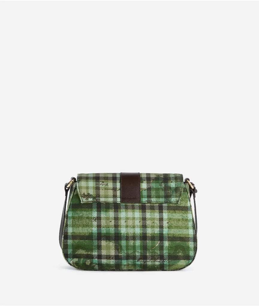 Tartan Soul tracolla Verde Muschio - Alviero Martini