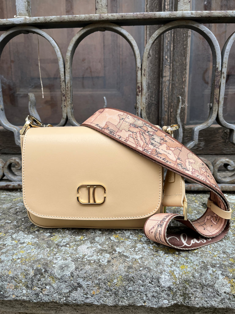 Borsa a Tracolla in pelle con patta - Alviero Martini