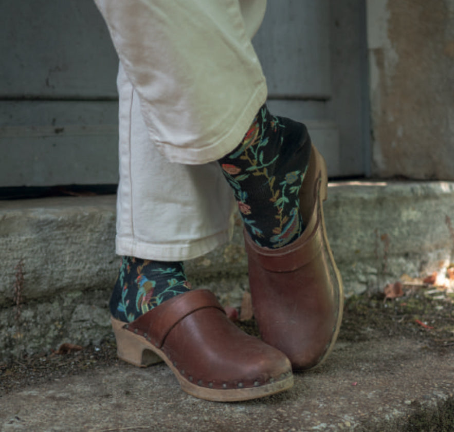 Calze fantasia fiori