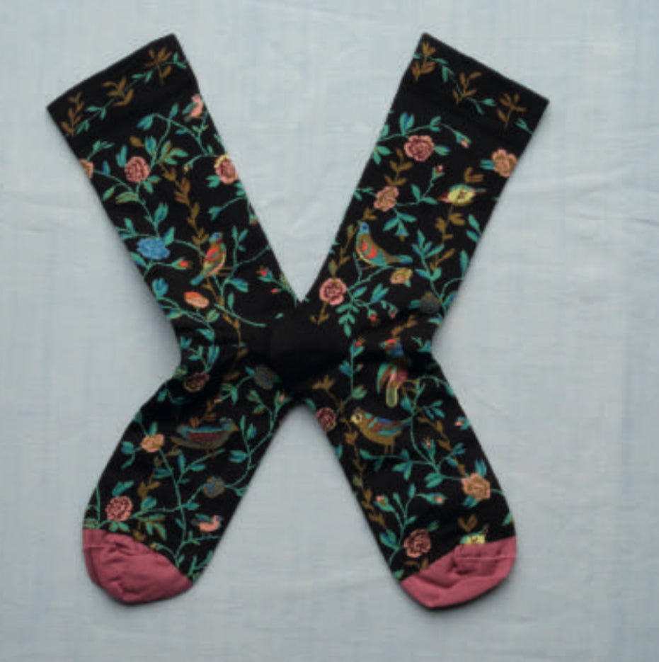 Calze fantasia fiori