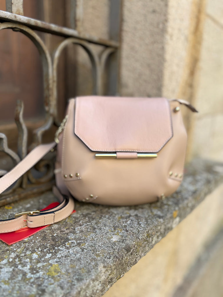 Borsa a tracolla in pelle artigianale