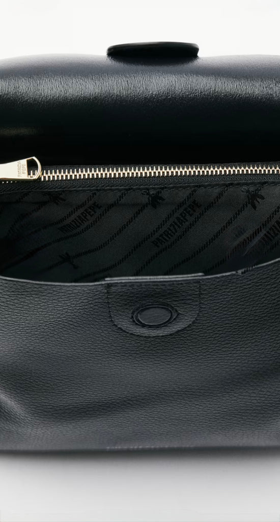 Borsa a spalla in pelle con tracolla - Patrizia Pepe
